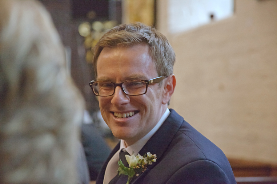 Steve greeting some of the guests