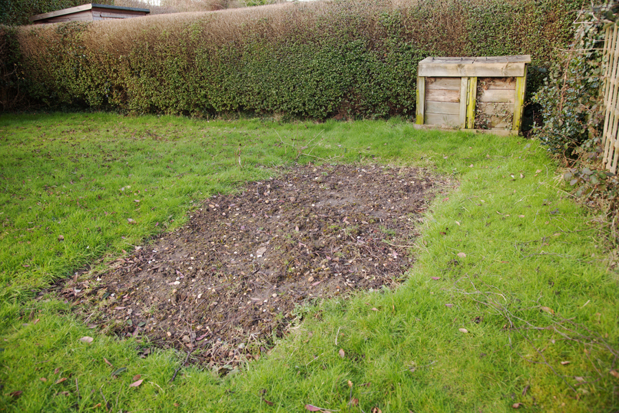 The plot before digging