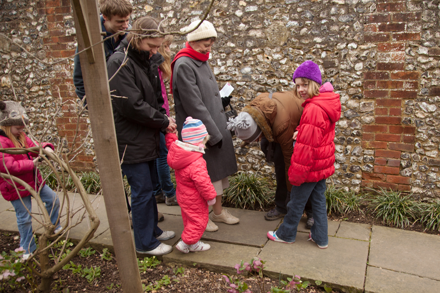 Rebekah having an issue with her lace