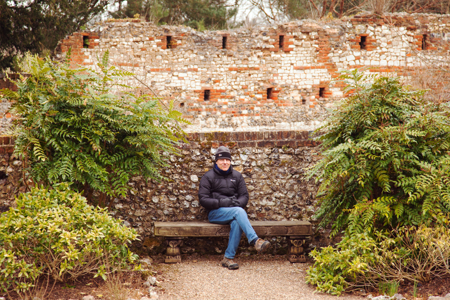 Martin enjoying the warm weather