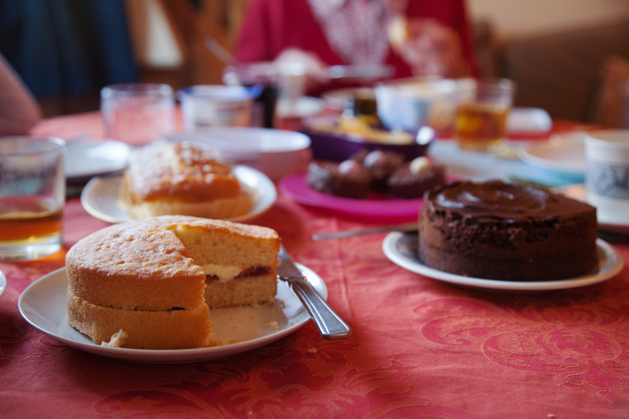 Part of the spread for tea