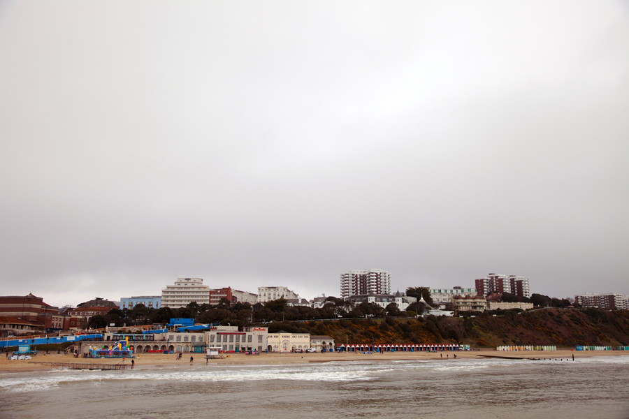 Looking back to the town