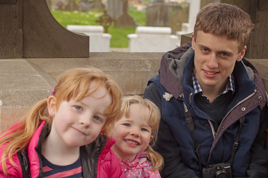 Holly, Emily and Hugh