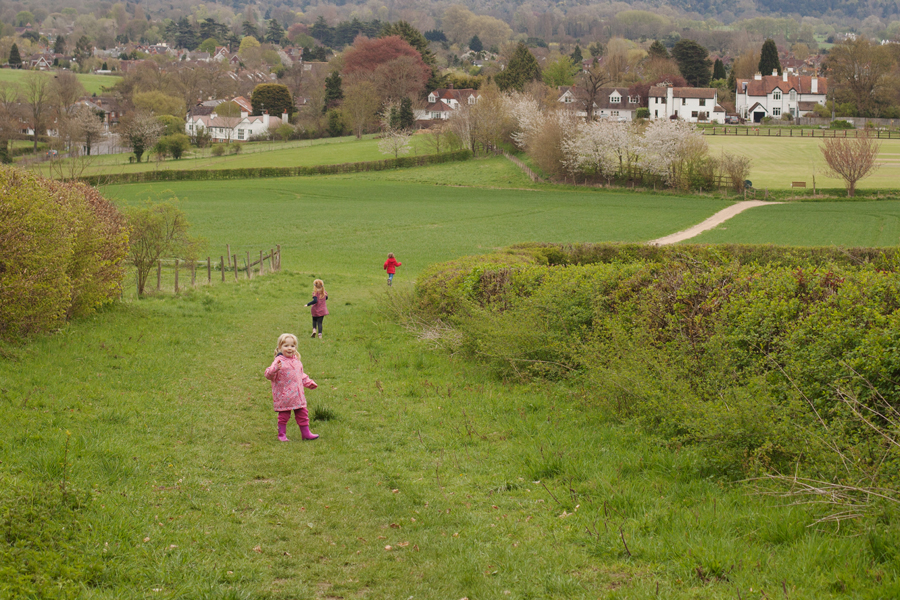 Emily and her 'girls'