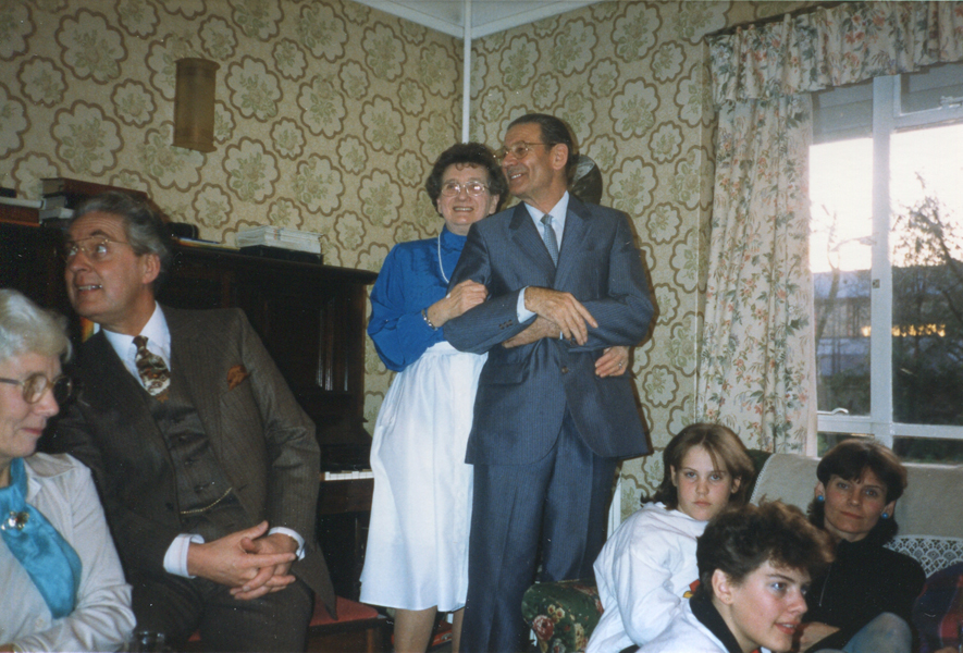 Grandma and Grandad at Mum and Dad's 25th Wedding Anniversary party