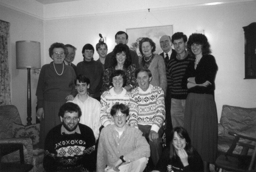Family gathering in 1991 for Mum and Dad's 30th
