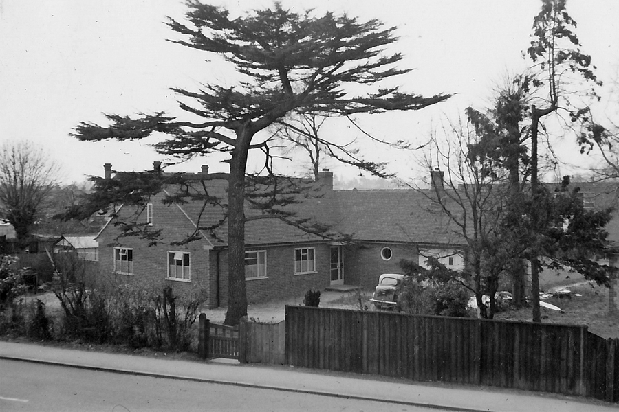 A wonderful view of the house, taken from my great great grandfather's house, who lived opposite 55 