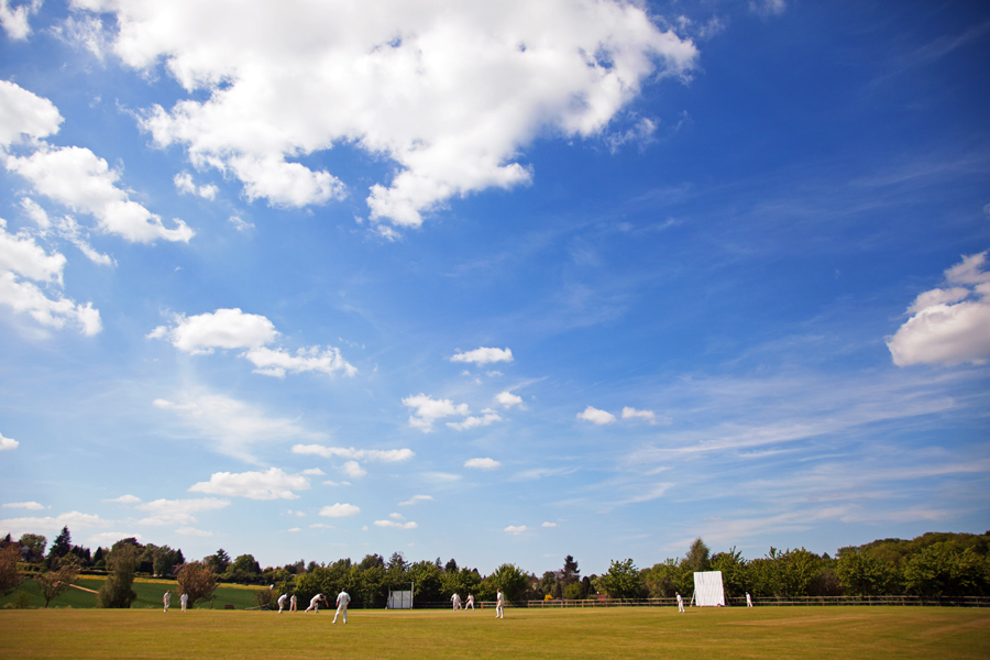 Cricket in the sunshine