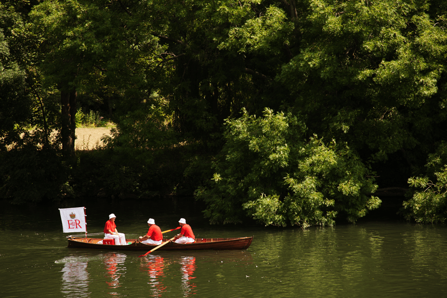 The Queen's Swan Marker's skiff
