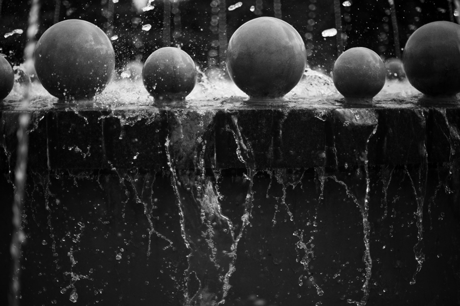 Detail of part of the fountain