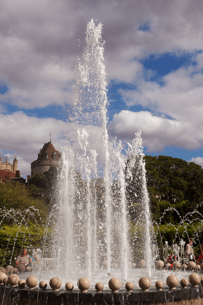 Final view of the fountain