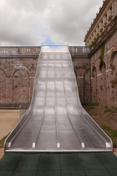Looking up the slide