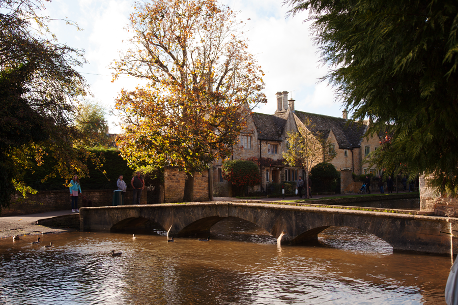 Arrival at Bourton